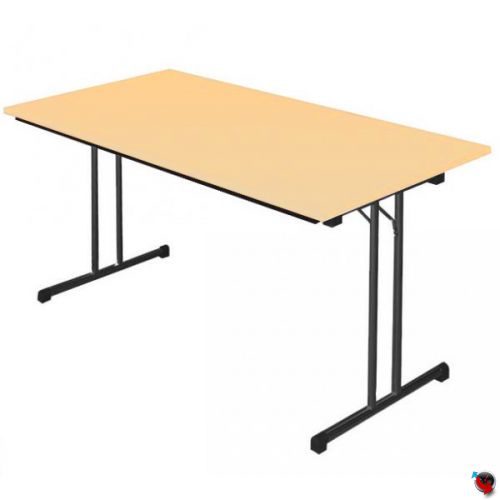 Klapptisch Ahorn 1200 x 800 mm -Gestell schwarz - Lieferzeit ca. 6-8 Wochen ! 