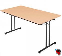 Klapptisch Buche 1400 x 700 mm -  Gestell schwarz - Lieferzeit ca. 3-4 Wochen ! 