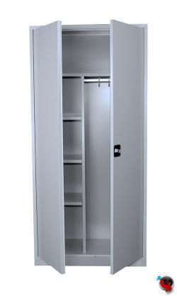 Stahl-Akten-/Kleiderschrank - Kleider-Wäscheschrank oder Spind - 92 cm breit- stabil - lichtgrau - sofort lieferbar  !!!