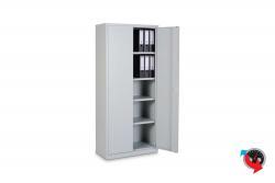 Stahl-Aktenschrank - Stahlschrank - 92 x 42  x 195 cm - Design reinweiss-RAL 9010 - sofort lieferbar !!!